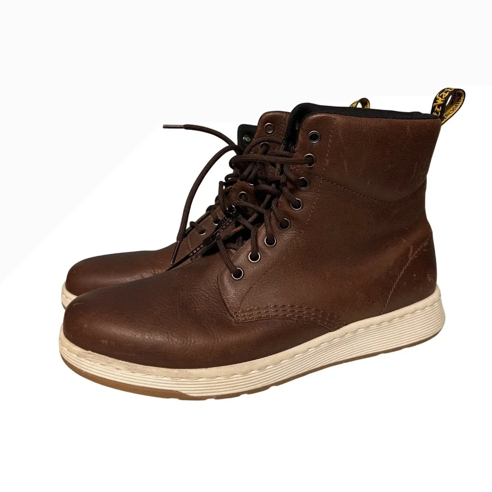 Dr. Martens‎ Rigal Brown Leather 8-Eye Boots Mens 11 21859201